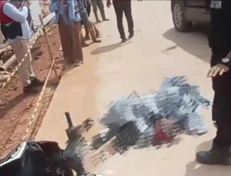 Lakalantas di Jalan Sei Ladi Batam, Seorang Pengendara Wanita Tewas Terlindas