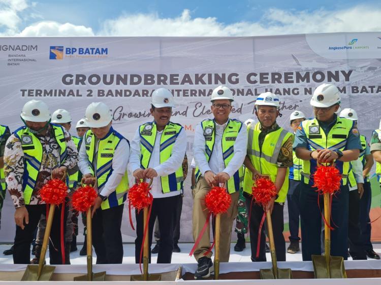 Bandara Internasional Hang Nadim Batam Memulai Pembangunan Terminal 2