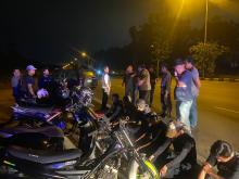 Razia Gabungan Polsek Batam Kota dan Sei Beduk Berhasil Menertibkan Puluhan Kendaraan Motor 