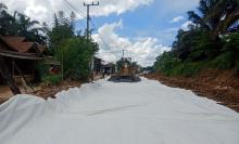 Perbaikan Jalan Lubuk Kandis-Pangkalan Kasai Dikebut, Pj Gubernur Riau Minta Kerja Cepat