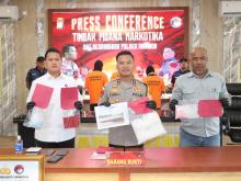 Polres Karimun Ungkap Sindikat Narkoba Lintas Negara, Tiga Pelaku Ditangkap