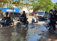 Simpang Frengky Jadi Kolam, Dinas Bina Marga : Segera Diperbaiki Tahun Ini