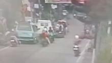 Detik-Detik Kecelakaan Maut di Simpang Lampu Merah Sungai Lakam Karimun