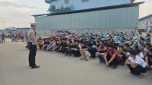 Hendak Taruhan, Balap Liar di Batam Berhasil Dibubarkan Polisi: Lebih dari 40 Motor Diamankan