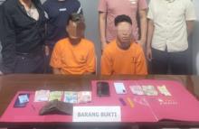 Polsek Kateman Ringkus Dua Pelaku Penyalahgunaan Narkotika Jenis Sabu di Inhil