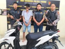 Terlibat Curanmor, Residivis Kasus Narkoba Dibekuk Anggota Reskrim Polsek Tebing Karimun