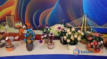 Hiasan Meja dari Kulit Gonggong dan Kerang Dipamerkan di Stand Bazar MTQH Kepri 2024