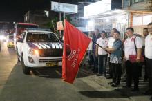 Pj Wali Kota Pekanbaru Risnandar Mahiwa Lepas Relawan Projo untuk Bantu Korban Bencana di Sumatera Barat