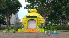 Unik, Lingga dan Bintan Bikin Stand Bazar Berbentuk Gasing dan Masjid Pink di MTQH Kepri 2024
