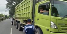 Dishub Riau dan Ditlantas Polda Riau Intensifkan Razia, 114 Truk Ditilang di Kuantan Singingi