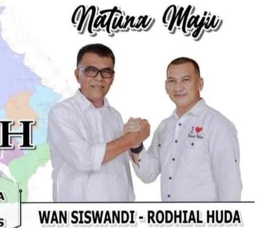 PDI Perjuangan Restui Pasangan Incumbent Wan Siswadi dan Rodial Huda untuk Pilkada Natuna 2024