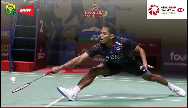 Sabar dan Reza Menangi Duel Ketat Lawan Rahmat dan Yeremia di Indonesia Open 2024