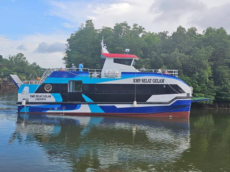 KMP Selat Gelam: Kapal Roro Mini Siap Layani Rute Pulau Karimun Besar ke Pulau Parit 