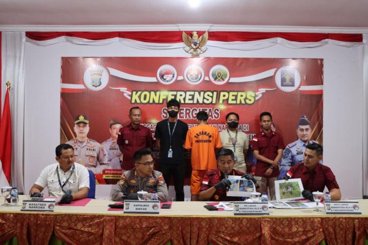 Kurir Penyelundup Sabu di Lapas Narkotika Kelas IIA Tanjungpinang Masih Bawah Umur