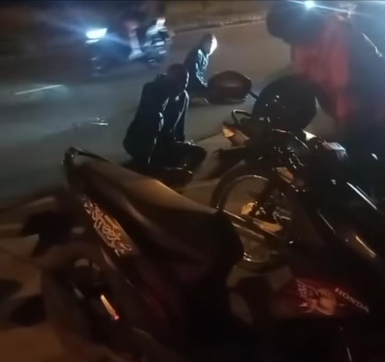 Kecelakaan di Jalan Gajah Mada Tiban, Tiga Orang Terluka Parah