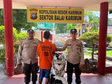 Pelaku Pencurian Besi Penutup Selokan di Karimun Dibekuk Polisi