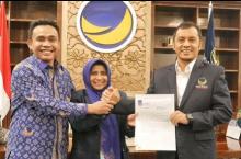 Rahma dan Rizha Hafiz Resmi Diusung NasDem untuk Pilkada Tanjungpinang 2024