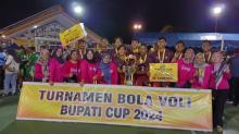 Tim Putra Polres Bintan Juara Turnamen Bola Voli Bupati Cup 2024, Kalahkan BIIE Lobam di Final