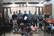 Lanal Tanjungbalai Karimun Tangkap Speed Boat Bawa PMI Non-Prosedural