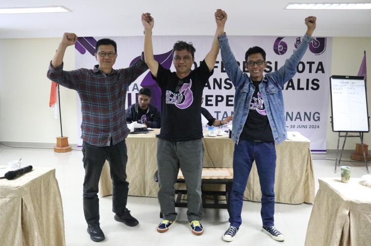 Sutana dan Zulfikar Terpilih Pimpin AJI Tanjungpinang Periode 2024-2027