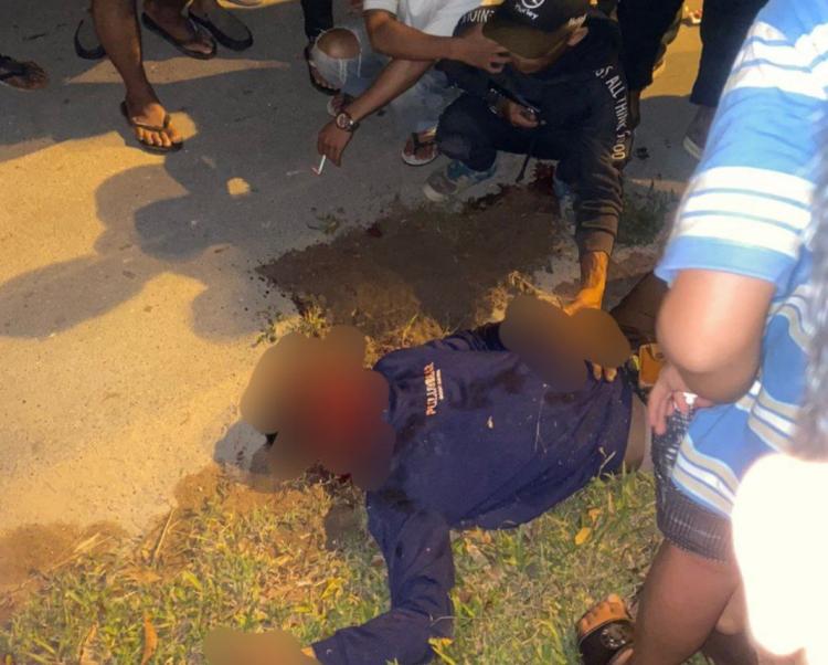 Seorang Pria Diduga Meninggal Dunia Setelah Tabrak Pohon di Wilayah Fanindo Batu Aji