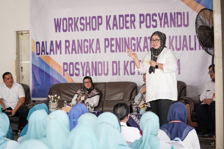 Buka Workshop Kader Posyandu, Wagub Marlin Ajak Kader Posyandu Ciptakan Generasi Sehat, Kuat, dan Hebat