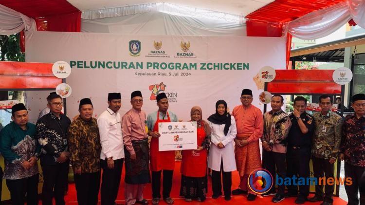 BAZNAS Kepri Luncurkan Program ZChicken untuk Pemberdayaan Ekonomi Mustahik