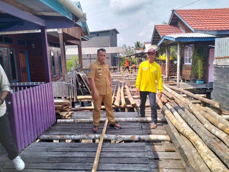 Pemkab Lingga Realisasikan Pembangunan Pelantar Pancur - Senanggai Senilai Rp1,3 Miliar