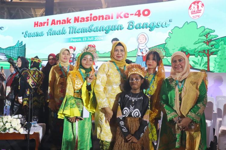 Dewi Ansar Sebut HAN ke-40 di Papua Sebagai Momentum Bersejarah untuk Perlindungan dan Literasi Digital Anak