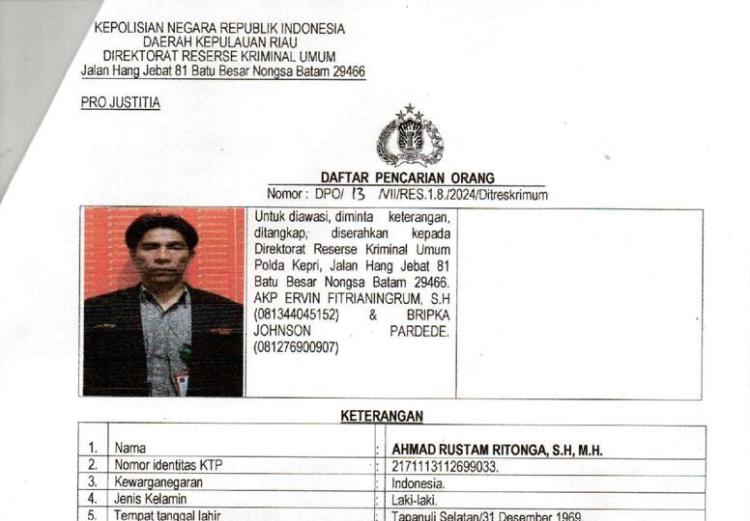 Orang Ini Sedang Dicari Polisi: Segera Laporkan dengan Cara Berikut Jika Menemukan