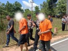 Polres Bintan Lakukan Penghitungan Titik Luas Lahan PT. Expasindo Raya yang Diduga Dipalsukan oleh Hasan Dkk