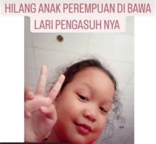 Anak Perempuan Usia 5 Tahun Dibawa Kabur Pengasuh di Indomaret Lubuk Baja