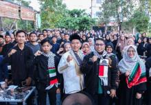 Rizha Hafizh Ajak Milenial Tanjungpinang Gunakan Media Sosial untuk Dukung Palestina