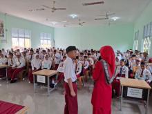 Pelajarnya Mulai Miliki Tabungan Simpel, BRK Syariah Jadwalkan Banking Day di SMPN 1 Lingga