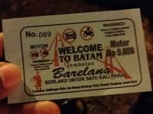 Karcis Misterius di Jembatan Barelang, Dishub Batam Imbau Warga Hindari Pembayaran Parkir Ilegal