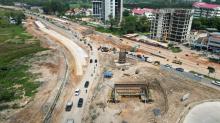 Progres Pembangunan Fly Over Sei Ladi Batam Capai 45 Persen