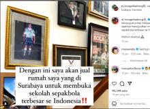Cristian Gonzales Jual Rumah di Surabaya untuk Mewujudkan Mimpi Sekolah Sepak Bola