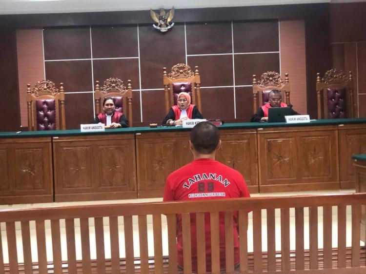 Sidang KDRT Daniel Marshall di PN Batam Ditunda, Terdakwa Belum Punya Pengacara