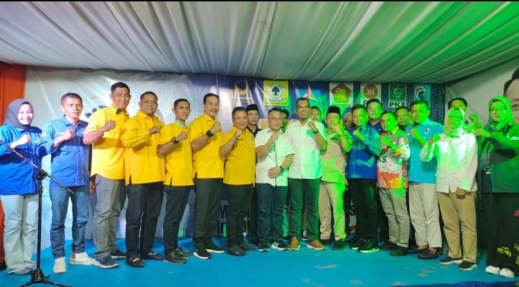 Nizar-Novrizal Usung Visi Lingga Bersinar dalam Deklarasi Pencalonan Pilkada 2024
