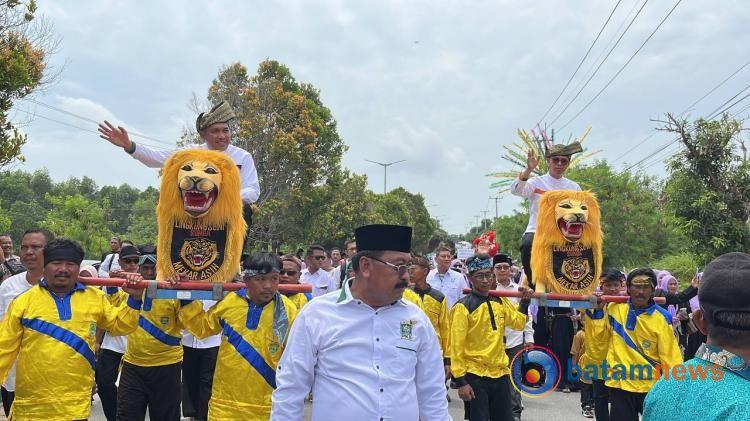 Pasangan Iskandarsyah-Rocky Marciano Resmi Mendaftar di KPU Karimun, Siap Bersaing di Pilkada 2024