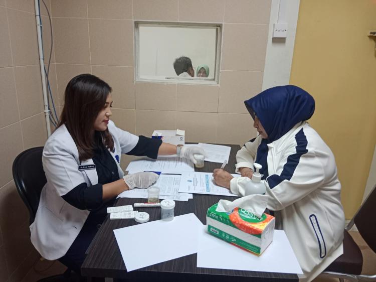 Pemeriksaan Kesehatan Calon Kepala Daerah Kepri dan Tanjungpinang di RSUD Raja Ahmad Thabib, Sabtu 31 Agustus 2024