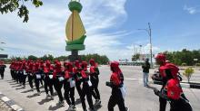 Pasukan Paskibra Karimun Bersiap untuk Meriahkan HUT RI ke-79