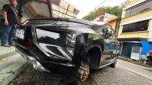 Pencurian Roda Mobil di Karimun: Mitsubishi Expander Kehilangan Dua Roda Depan