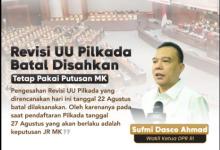 Pengesahan RUU Pilkada Batal, Putusan MK Berlaku untuk Pilkada 2024