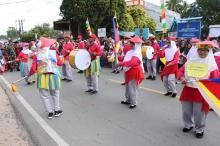 Pawai Budaya dan Pembangunan di Gunung Kijang Meriahkan Penutupan Bulan Kemerdekaan