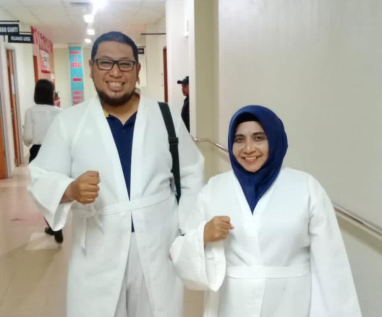 Paslon Pilwako Tanjungpinang Rahma-Rizha Puji Pelayanan Ramah Tenaga Medis RSUP RAT