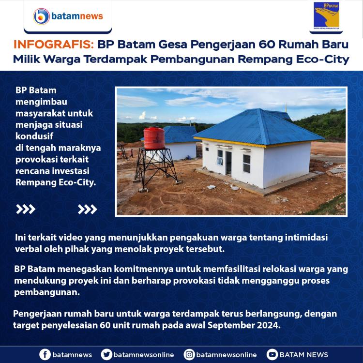 INFOGRAFIS: BP Batam Ajak Masyarakat Rempang Tidak Terprovokasi dan Tetap Jaga Situasi Kondusif