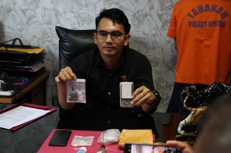 Residivis Narkoba Kembali Ditangkap di Bintan, Tersangka Gunakan Sabu dan Ganja