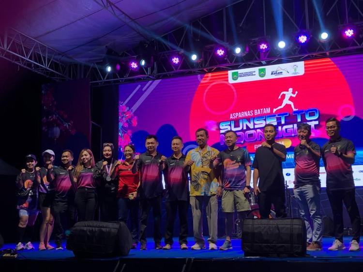 Asparnas Batam Sukses Gelar Sunset to Moonlight Fun Run 2024 di Nuvasa Bay Batam