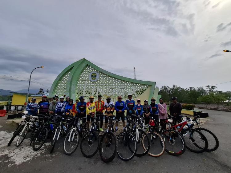 HUT Polantas ke-69, Polres Lingga Gelar Sepeda Santai